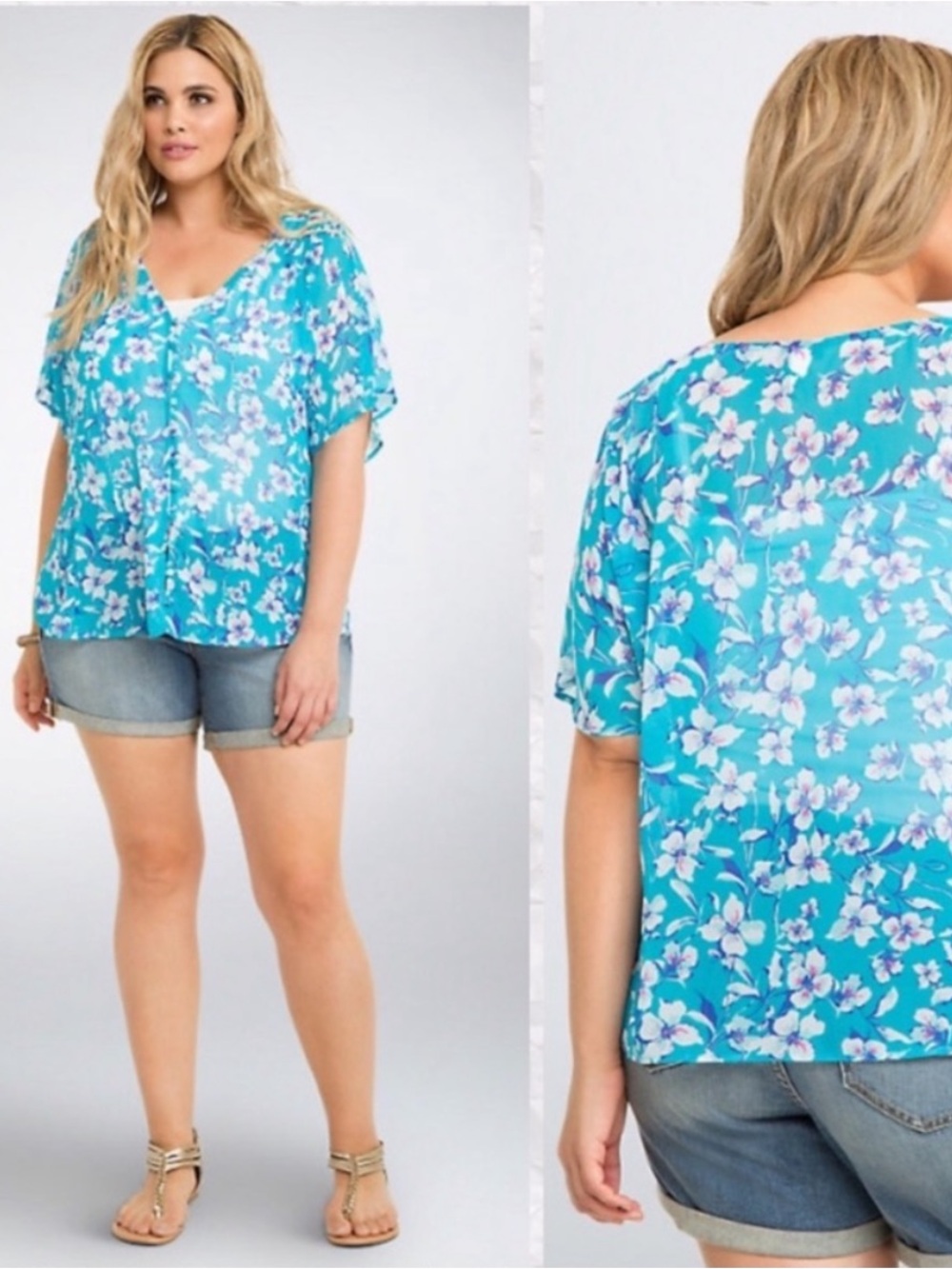 Lot of 8 Torrid Tops Size 0 L I 12 - Picture 10 of 15